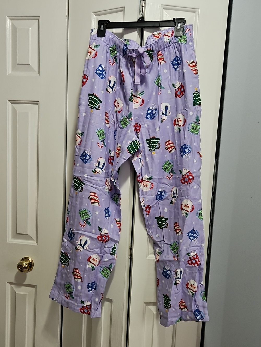 Old Navy Holiday Mug Pajama Pants 100% Cotton
